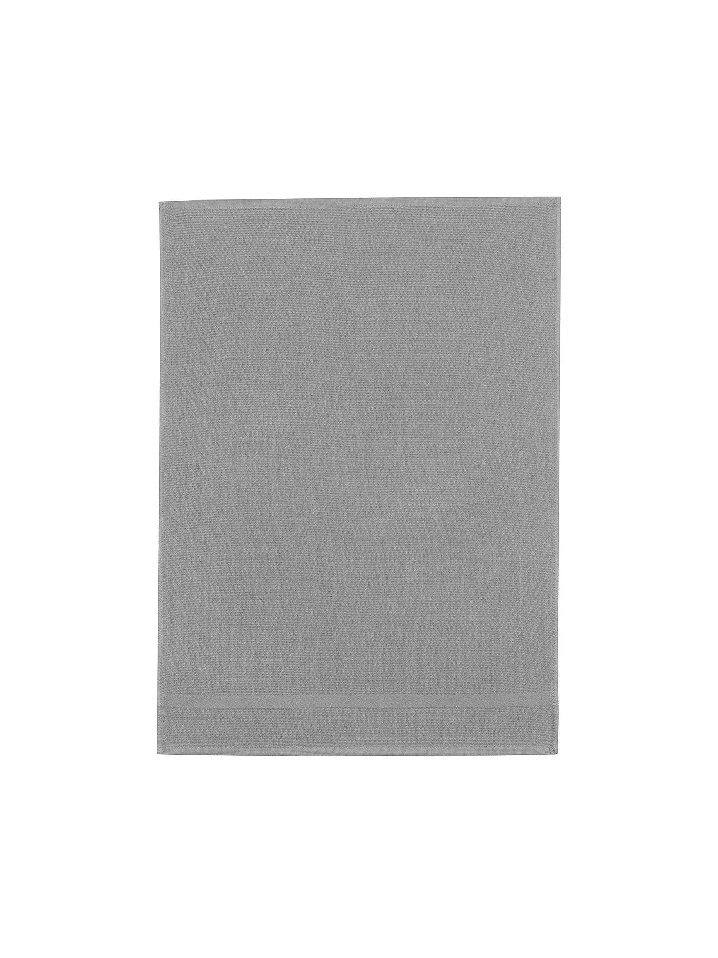 KRACHT | Geschirrtuch 50x70cm Piquet / Frottier Rot | grau